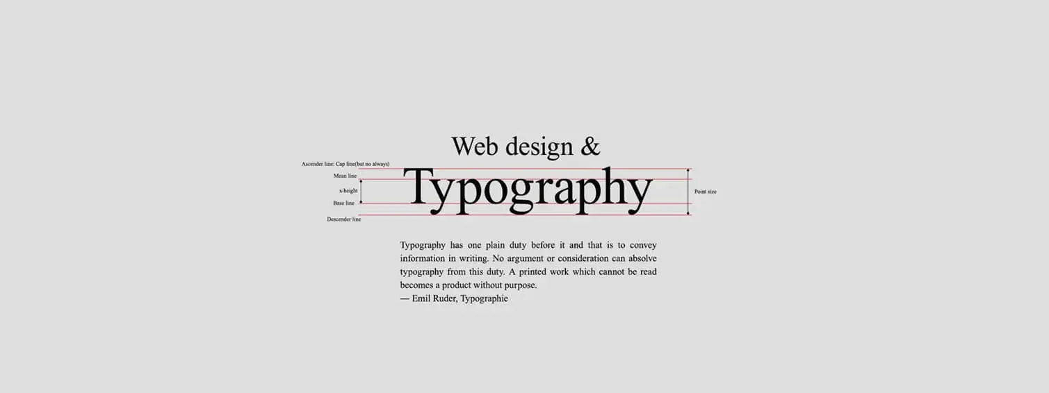 Web Design and Typography